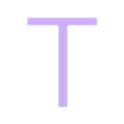 T.stl Alphabet Toy Shape Sorter