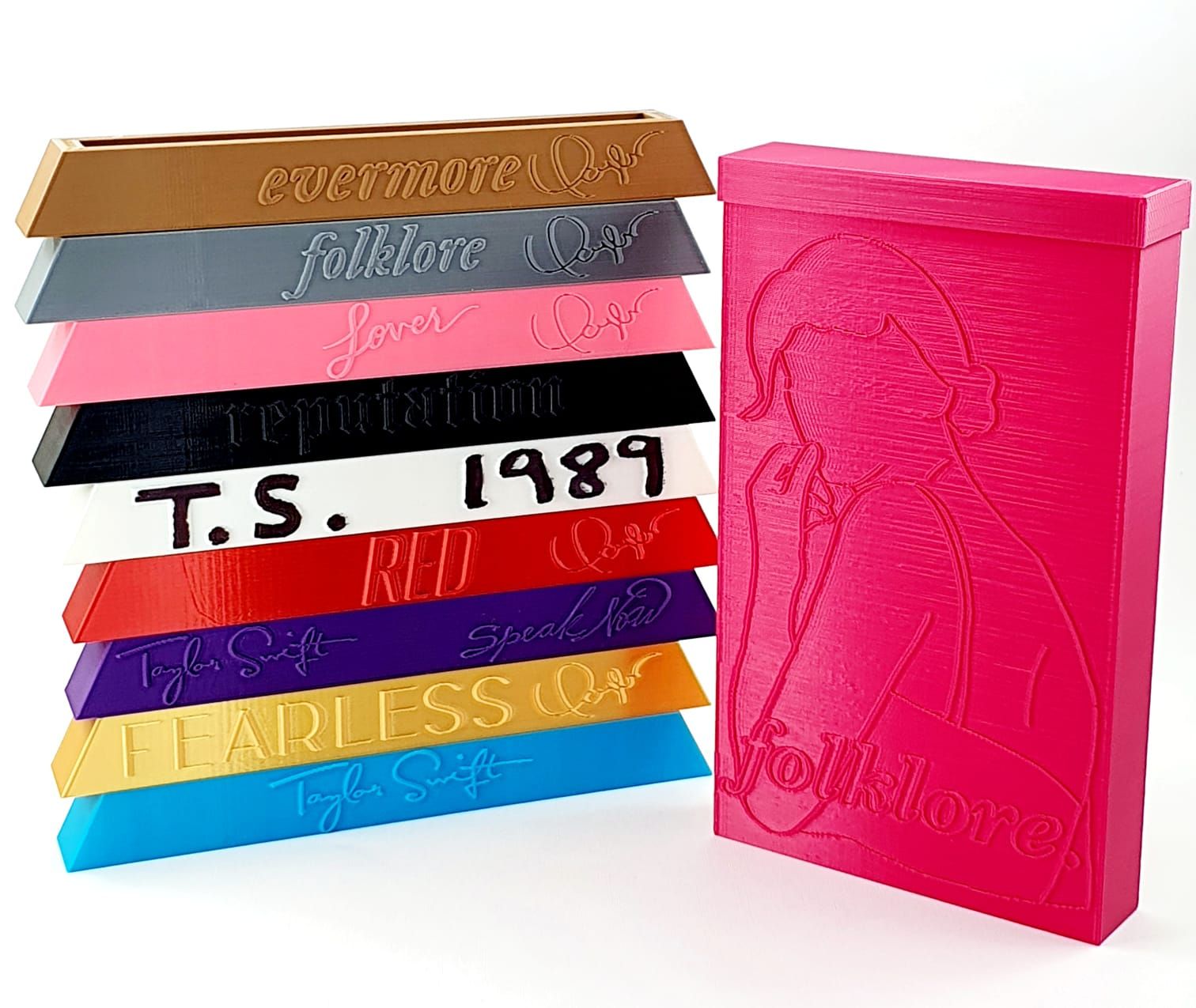 Download free STL file Taylor Swift CD Stand BOX • 3D print template