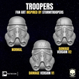 1.png Troopers A, B and C heads for action figures