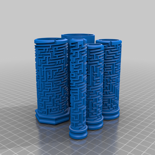 Russian Doll Maze Puzzle (Remix) 3D model