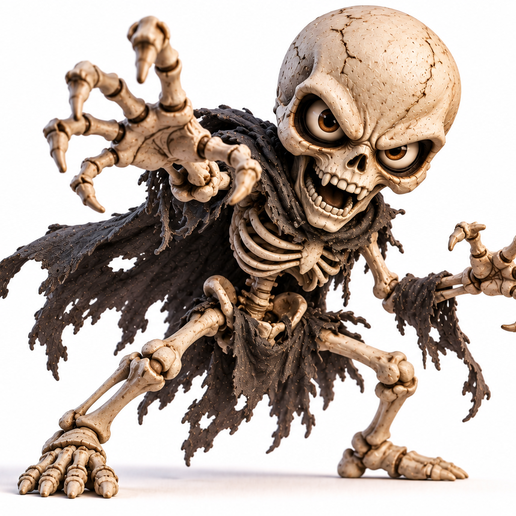 Chibi Skeleton – Halloween Undead 3D Printable Figure