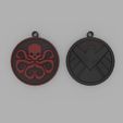 untitled.jpg Shield and Hydra Logo Keychain