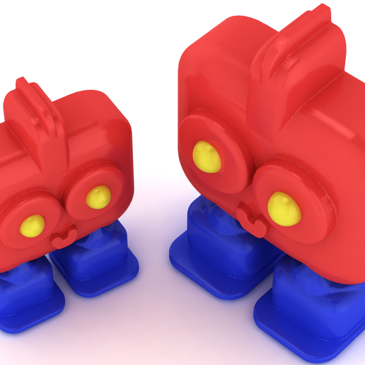 Retro Robot Chibi Figures