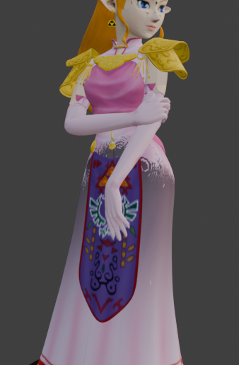 Princess Zelda - Twilight Princess Elegance | 3D Printable STL | Classic  Adult Pose 3MF File for 3D printingCults
