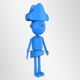 06.jpg Nutcracker movie character Lowpoly 3d model(Printable)