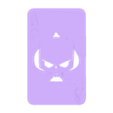 CARTA POCKER SKULL.stl Pocker/ Skull/ghost dead card