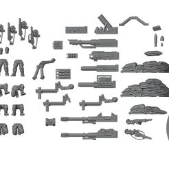1.jpg 3D file Galaxy heavy weapons team part 1・3D printer model to download