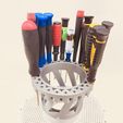 IMG_3257.jpg WIHA WERA PRECISION DRIVERS ORGANIZER HOLDS 90 TOOLS