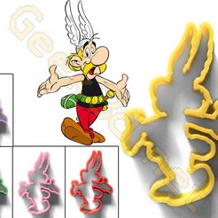 Asterix multi.jpg Punch Asterix Gaulish Cookie Cutter