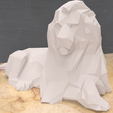 lion1.png Lion low poly