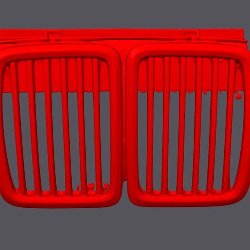 BMW E30 kidneys 3D model