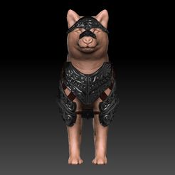 Front.jpg Descargar archivo OBJ Compañero de Doggo Blindado / Perro Blindado • Objeto para impresión 3D, VnBArt