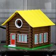 LOG CABIN BIRDHOUSE