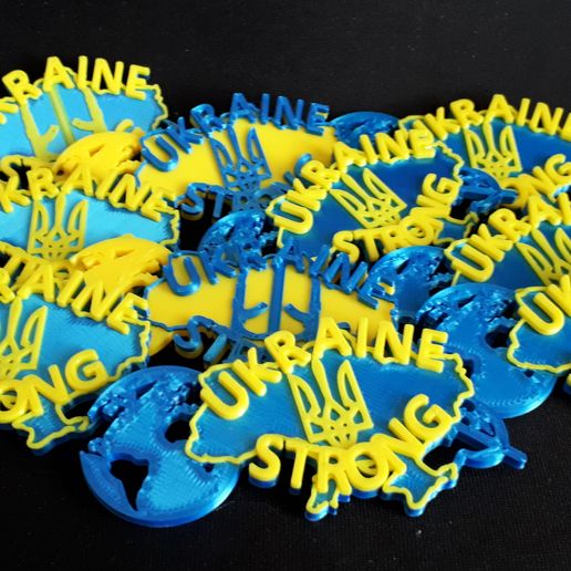 Ukraine Strong 3D model