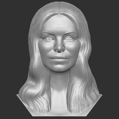 1.jpg Archivo STL Busto de Pamela Anderson para impresión 3D・Modelo de impresión 3D para descargar