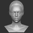 1.jpg Beautiful brunette woman bust ready for full color 3D printing TYPE 9
