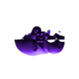 Hippo No Eyes Support.stl STL file Cute hippo 3D printed animal・3D print design to download