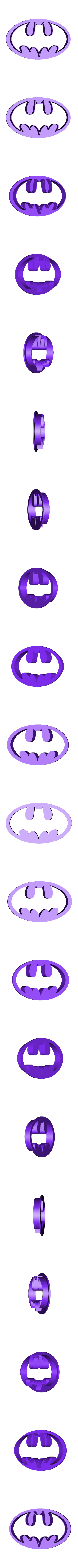 batman.stl Download free STL file Cookie Cutter • 3D printable template, leFabShop