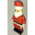 Lego_Minifig_-_Santa_Clause_5.jpg Free STL file Jumbo Christmas - Santa Claus・3D printer model to download