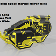 Hover-Bike-1.png Custom Space Marine Hover Cycle - 7 inch Figure Scale