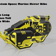 Hover-Bike-1.png Hover Cycle Space Marine personalizado - Escala de figuras de 7 polegadas