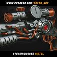 Steampowererd_pistol_02.jpg Steampunk Pistol 3d Printable 100mm