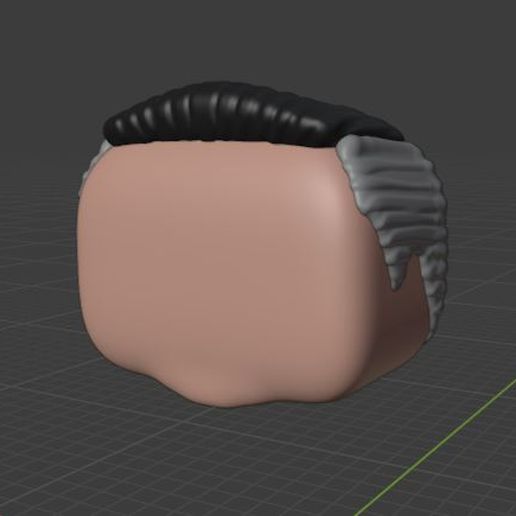 HAIR 68 CUSTOM POP 3D model