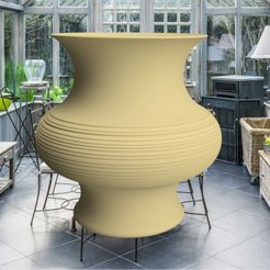 poterie3d.jpg Télécharger fichier STL vase "poterie" 3dgregor • Modèle pour impression 3D, moulin3d