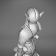 Warrior_2-detail_5.351.jpg ELF WARRIOR FEMALE CHARACTER GAME FIGURE 3D print model