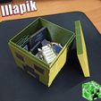 4.jpg Minecraft Creeper / Minecraft / Chest / Piggy bank box