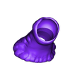foot_back_right.stl Free STL file The Fabled Hare (A 3D Printed Ball-jointed Doll)・3D printable object to download