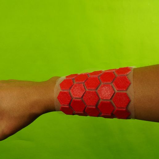 🎨 Flex Hexagonal Pattern・ STL File for 3D printing・Cults