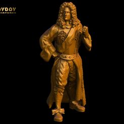 TOYDOY MINIATURES STL file King 32 and 54mm scale -Golden Heroes・3D print design to download