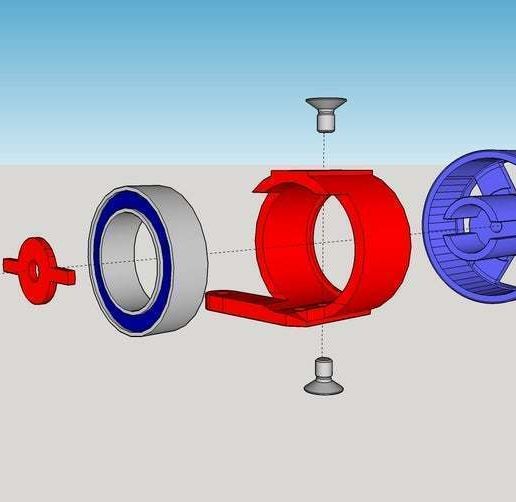 esploso_montaggio_ruota.jpg Tamiya Mini 4wd rc STEERING AWD!