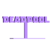 Deadpool-Logo-Stand.stl DEADPOOL Logo