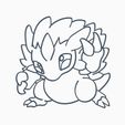 Sandslash subir2.jpg Sandslash Cookie Cutter Pokemon Anime Chibi