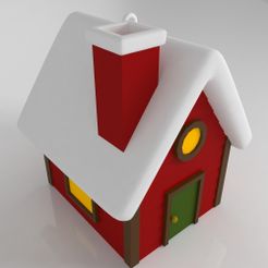 house.jpg Maison pour sapin de Noël (ornement)