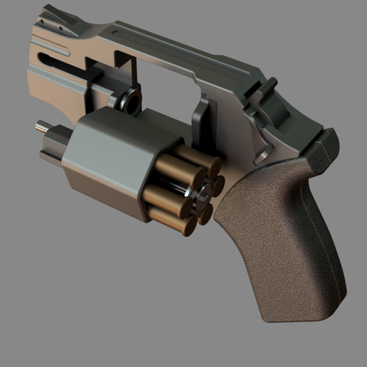 キアッパライノ 3Dプリント 🦏 Chiappa Rhino 20DS - High-Detail 3D Printable Replica