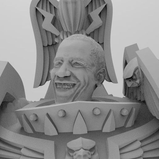 Obama Emperor of Mankind 3D model