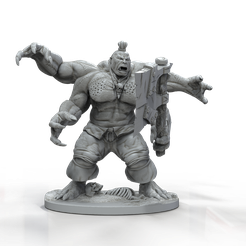 untitled.11.png STL file ORC 4 ARMS WARHAMMER STL・3D printable model to download, RECURSOSZBRUSH
