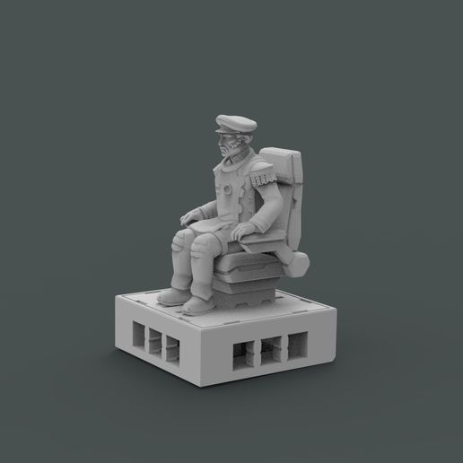 🪑 CAPTAIN CHAIR CREW FOR 3D PRINTING・ STL File for 3D printing・Cults