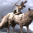 untitled.135.png Archivo OBJ Elven Wolf rider 3D・Plan para descargar y imprimir en 3D, aramar