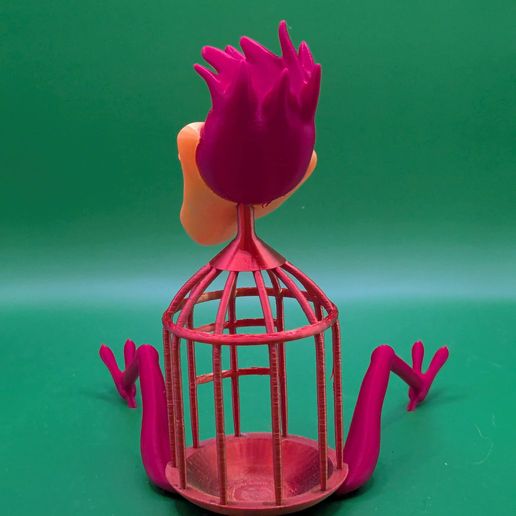 🐦 Alice in Wonderland bird cage figurine・ 3D File for 3D