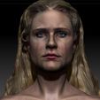 Dolores_0001_Layer 15.jpg 西部世界》中的 Dolores Abernathy 埃文-蕾切尔-伍德半身像