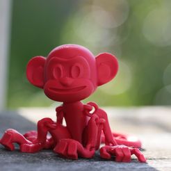 02_Photos_1.jpg Fichier STL Monkey Flexi - Print In Place・Idée pour impression 3D à télécharger