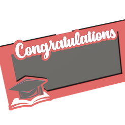 gratuation-2.png Graduation Gift - Money Holder with text "Congrats"