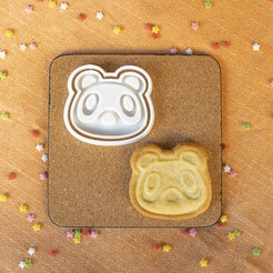 STL file Marion Super Nounou Cookie and Fondant Stamp 🍪・3D printer design  to download・Cults