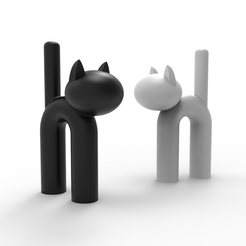 untitled.842.png KISU CAT MINIMALIST CAT STATUE SCULPTURE