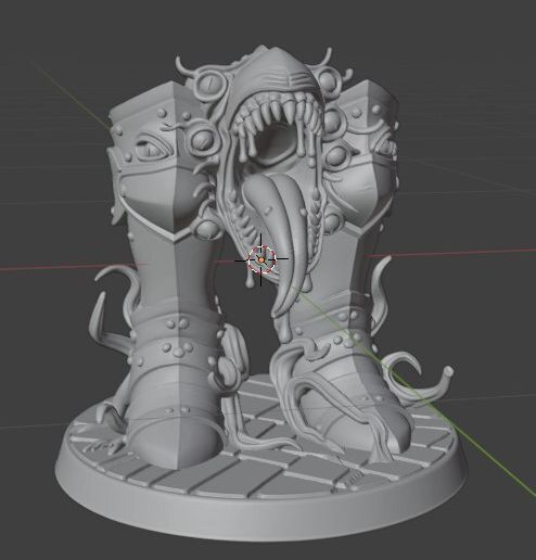 👹 dnd knight's boots mimic and non-mimic pack.・ STL File for 3D ...