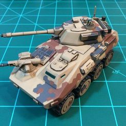 IMG_3330.JPG Free STL file Mk.V (Okapi) A.M.V.P. Fictional Armored Fighting Vehicle・3D print design to download